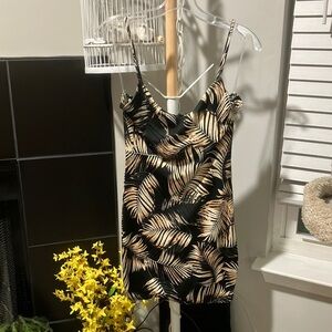 Body Con Palm Dress-OS!